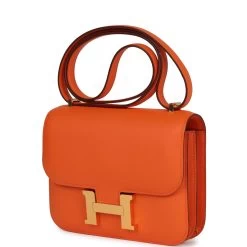 Hermès Hermes Constance 18 Orange Swift Gold Hardware 15 Hermès Hermes Constance 18 Orange Swift Gold Hardware -Online Bag Store B C 230823 1 03