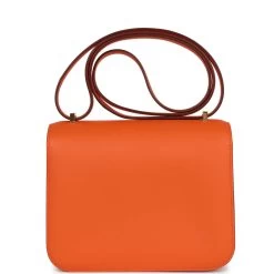 Hermès Hermes Constance 18 Orange Swift Gold Hardware 14 Hermès Hermes Constance 18 Orange Swift Gold Hardware -Online Bag Store B C 230823 1 05