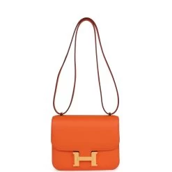 Hermès Hermes Constance 18 Orange Swift Gold Hardware 17 Hermès Hermes Constance 18 Orange Swift Gold Hardware -Online Bag Store B C 230823 1 07