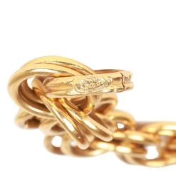 Vintage Chanel Gold Cocomark Cross Link Bracelet -Online Bag Store C B 010523 1 05