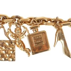 Vintage Chanel Lucky Charms Bracelet Gold Hardware -Online Bag Store C B 240306 1 03
