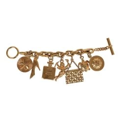 Vintage Chanel Lucky Charms Bracelet Gold Hardware -Online Bag Store C B 240306 1 05