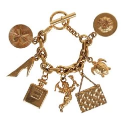 Vintage Chanel Lucky Charms Bracelet Gold Hardware -Online Bag Store C B 240306 1 06