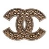 Chanel Crystal CC Gold Quilted Brooch -Online Bag Store C BR 120822 1 01