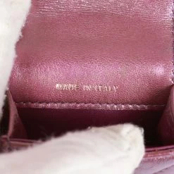 Chanel AirPods Pro Case Purple Iridescent Lambskin Light Gold Hardware -Online Bag Store C FN 020323 1 MB 09