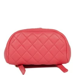 Pre-owned Chanel Mini Urban Spirit Backpack Rose Lambskin Gold Hardware -Online Bag Store C FN 032822 1 06