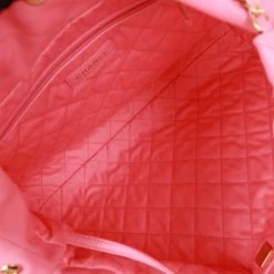Chanel Small 22 Bag Pink Calfskin Gold Hardware -Online Bag Store C FN 081722 1 07