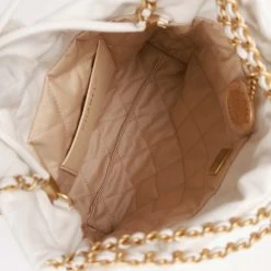 Chanel Mini 22 Bag White Calfskin Gold Hardware -Online Bag Store C FN 230315 1 08