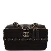 Chanel Small Vanity Case Black Crochet And Lambskin Light Gold Hardware -Online Bag Store C FN 230331 2 TC 01