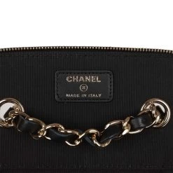 Chanel Small Vanity Case Black Crochet And Lambskin Light Gold Hardware -Online Bag Store C FN 230331 2 TC 08