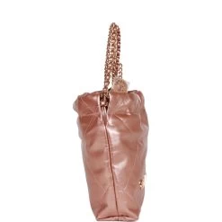 Chanel Mini 22 Bag Rose Gold Iridescent Calfskin Rose Gold Hardware 13 Chanel Mini 22 Bag Rose Gold Iridescent Calfskin Rose Gold Hardware -Online Bag Store C FN 230410 2 04