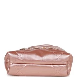 Chanel Mini 22 Bag Rose Gold Iridescent Calfskin Rose Gold Hardware 17 Chanel Mini 22 Bag Rose Gold Iridescent Calfskin Rose Gold Hardware -Online Bag Store C FN 230410 2 07