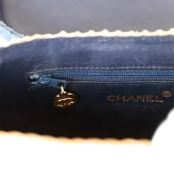 Vintage Chanel Basket Bag Denim And Rattan Wicker Gold Hardware 21 Vintage Chanel Basket Bag Denim And Rattan Wicker Gold Hardware -Online Bag Store C FN 230419 1 10