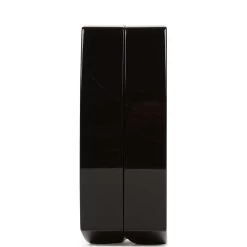 Pre-owned Chanel Minaudiere Compact Clutch Black Acrylic Silver Hardware -Online Bag Store C FN 230523 1 HH 04