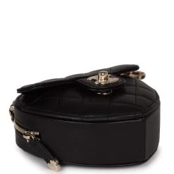 Chanel Chain Heart Clutch Black Lambskin Gold Hardware -Online Bag Store C FN 230727 1 07