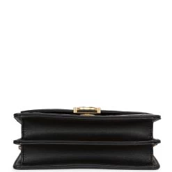 Chanel Accordion Pushlock Top Handle Flap Bag Black Patent Leather Aged Gold Hardware 17 Chanel Accordion Pushlock Top Handle Flap Bag Black Patent Leather Aged Gold Hardware -Online Bag Store C FN 230803 2 06