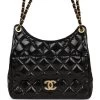 Chanel CC Hobo Bag Black Shiny Crumpled Calfskin Gold Hardware -Online Bag Store C FN 230803 3 03