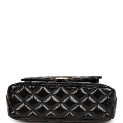 Chanel CC Hobo Bag Black Shiny Crumpled Calfskin Gold Hardware -Online Bag Store C FN 230803 3 08