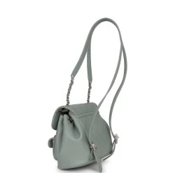 Chanel Small Duma Backpack Light Blue Lambskin Light Gold Hardware -Online Bag Store C FN 230807 1 OH 08