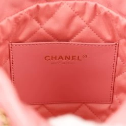 Chanel Mini 22 Bag Pink Shiny Caviar Gold Hardware 21 Chanel Mini 22 Bag Pink Shiny Caviar Gold Hardware -Online Bag Store C FN 230918 2 10