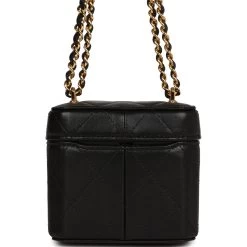 Chanel Mini Vanity Case Chain Clutch Black Lambskin Gold Hardware -Online Bag Store C FN 230918 4 06