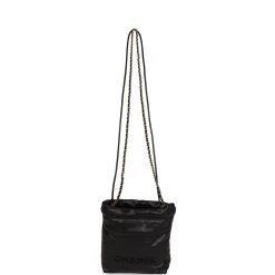 Chanel Mini 22 Bag Black Caviar Gold Hardware -Online Bag Store C FN 230922 2 08