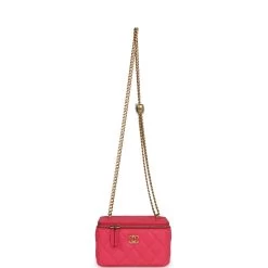 Chanel Small Vanity Case Hot Pink Caviar Brushed Gold Hardware -Online Bag Store C FN 230922 3 07