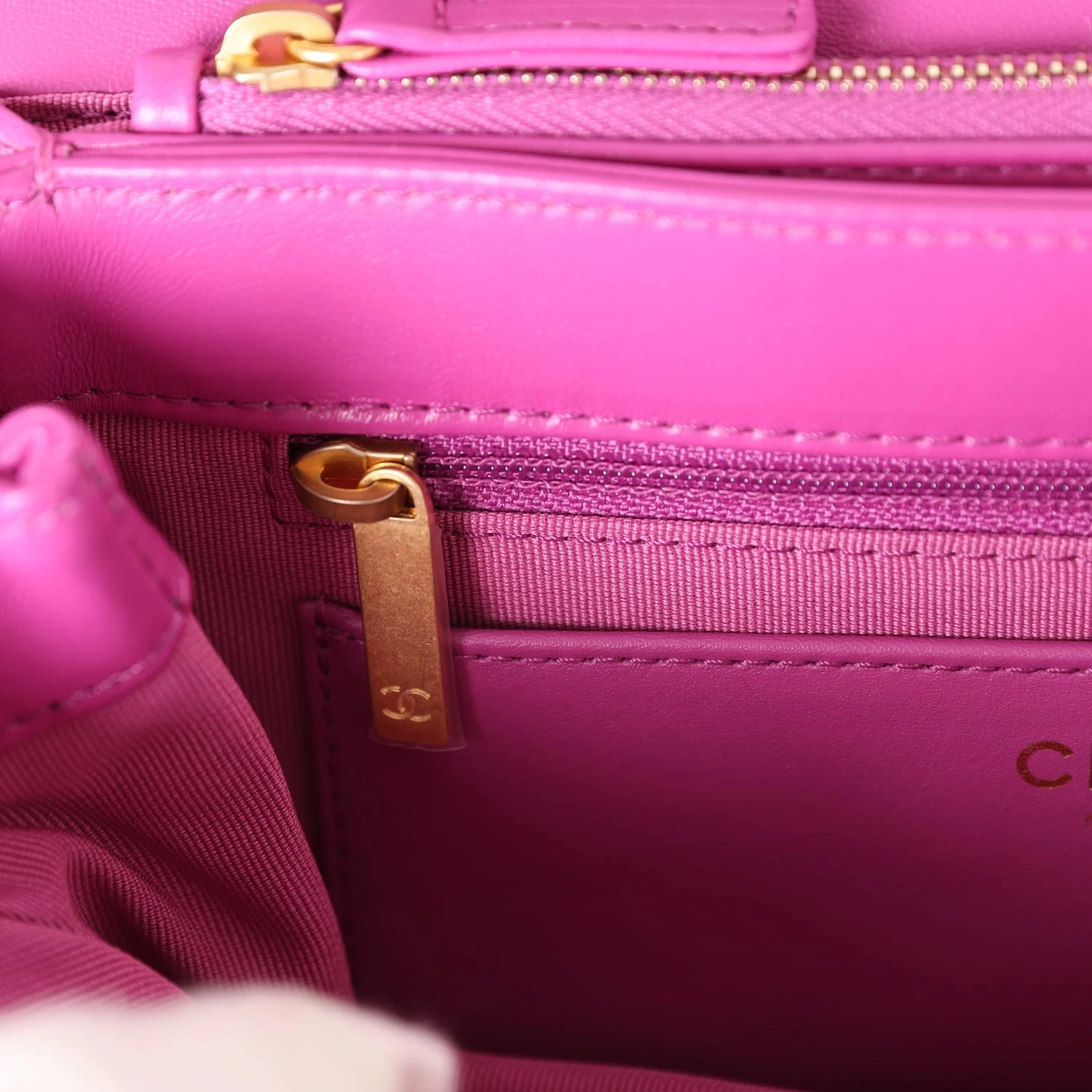 Chanel Small Crush Flap Bag Purple Shiny Aged Calfskin Brushed Gold Hardware 13 Chanel Small Crush Flap Bag Purple Shiny Aged Calfskin Brushed Gold Hardware - Image 11