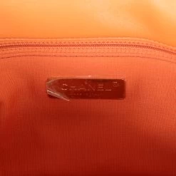 Chanel Medium 19 Flap Orange Lambskin Mixed Metal Hardware -Online Bag Store C FN 230922 4 KN 08