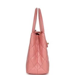 Chanel Small Kelly Shopper Pink Shiny Aged Calfskin Brushed Gold Hardware -Online Bag Store C FN 230925 2 04