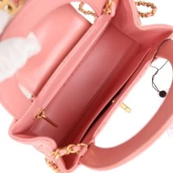 Chanel Small Kelly Shopper Pink Shiny Aged Calfskin Brushed Gold Hardware -Online Bag Store C FN 230925 2 08