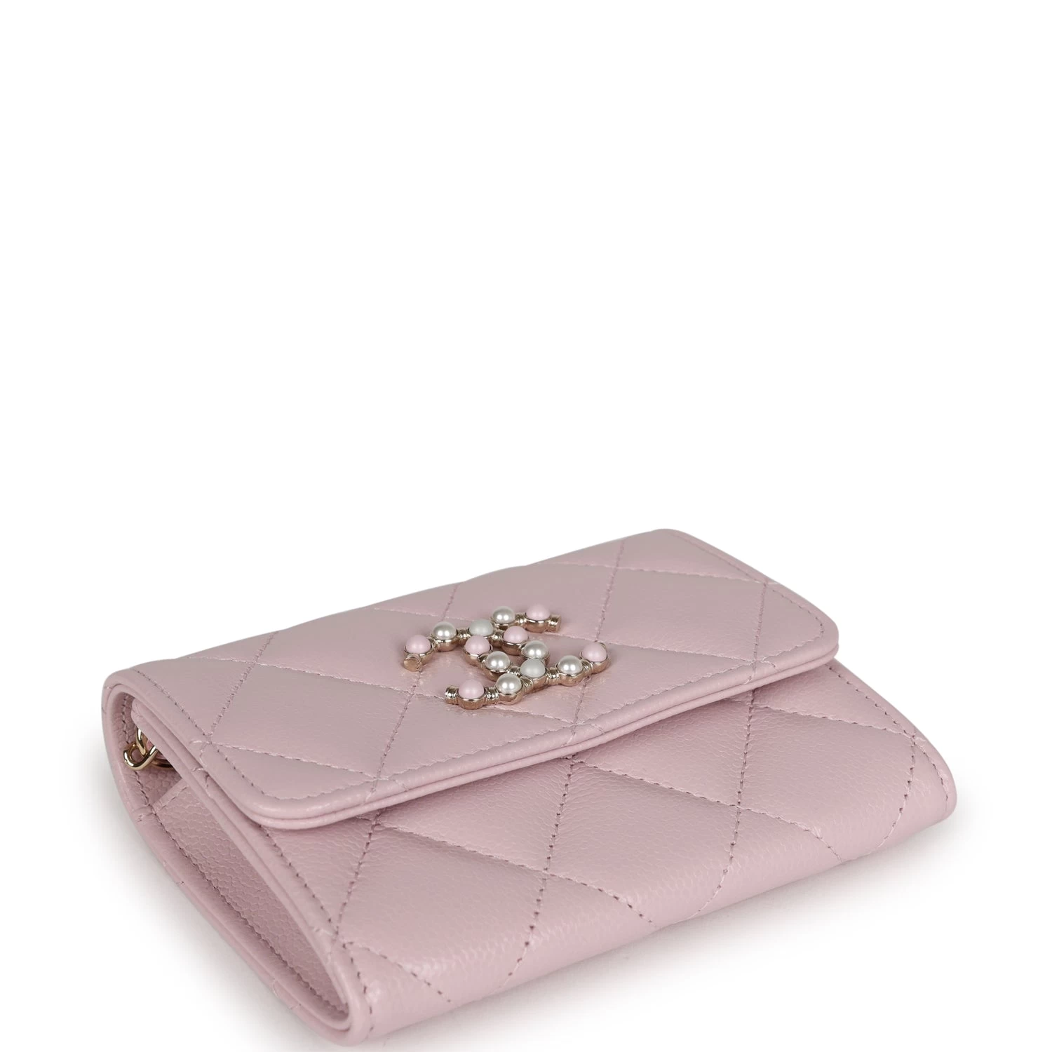 Chanel Mini Crossbody Pink Caviar Light Gold Hardware 8 Chanel Mini Crossbody Pink Caviar Light Gold Hardware - Image 6