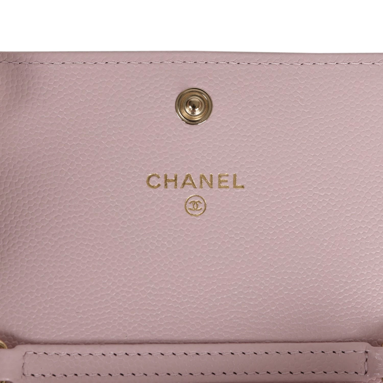 Chanel Mini Crossbody Pink Caviar Light Gold Hardware 10 Chanel Mini Crossbody Pink Caviar Light Gold Hardware - Image 8