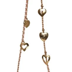 Chanel Mini Rectangular Flap Bag With Heart Chain Pink Lambskin Antique Gold Hardware -Online Bag Store C FN 230928 1 08