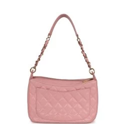 Vintage Chanel Timeless Hobo Bag Pink Caviar Gold Hardware -Online Bag Store C FN 231012 2 05