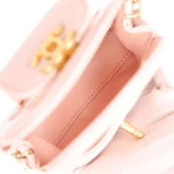 Chanel Nano Kelly Shopper Light Pink Shiny Aged Calfskin Brushed Gold Hardware -Online Bag Store C FN 231018 1 08