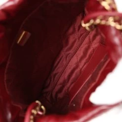Chanel Mini 22 Bag Burgundy Calfskin Gold Hardware -Online Bag Store C FN 231027 1 09