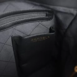 Chanel Quilted Hobo Shoulder Bag Black Calfskin Brushed Gold Hardware 20 Chanel Quilted Hobo Shoulder Bag Black Calfskin Brushed Gold Hardware -Online Bag Store C FN 231030 1 LT 09