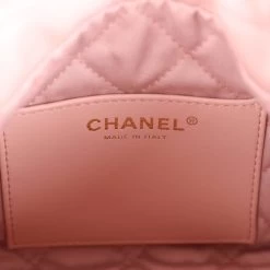 Pre-owned Chanel Mini 22 Bag Pink Calfskin Gold Hardware -Online Bag Store C FN 231107 1 EW 10