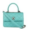 Chanel Mini Trendy CC Bag Turquoise Lambskin Light Gold Hardware 2 Chanel Mini Trendy CC Bag Turquoise Lambskin Light Gold Hardware -Online Bag Store C FN 231116 3 01