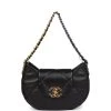 Chanel 19 Hobo Bag Black Lambskin Mixed Metal Hardware -Online Bag Store C FN 231116 5 01