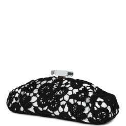 Chanel Clutch Black And White Floral Lace Gold Hardware -Online Bag Store C FN 231130 1 03