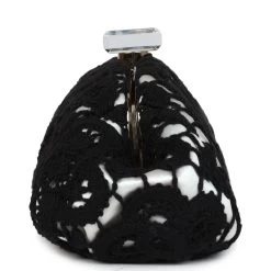 Chanel Clutch Black And White Floral Lace Gold Hardware -Online Bag Store C FN 231130 1 04