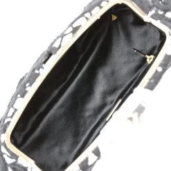 Chanel Clutch Black And White Floral Lace Gold Hardware -Online Bag Store C FN 231130 1 08