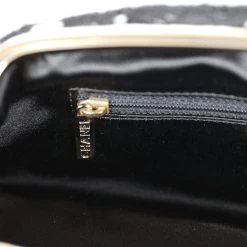 Chanel Clutch Black And White Floral Lace Gold Hardware -Online Bag Store C FN 231130 1 10