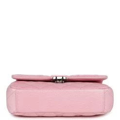 Chanel Mini Flap Bag Pink Ombre Caviar Lacquered Metal Hardware -Online Bag Store C FN 231130 4 07