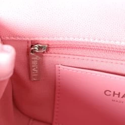 Chanel Mini Flap Bag Pink Ombre Caviar Lacquered Metal Hardware -Online Bag Store C FN 231130 4 10