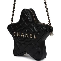 Chanel Star Bag Black Lambskin Light Gold Hardware -Online Bag Store C FN 231204 1 04