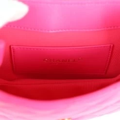 Chanel CC Mini Shoulder Bag Fuchsia Lambskin Antique Gold Hardware -Online Bag Store C FN 231219 1 10