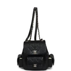 Chanel Mini Top Handle Cargo Backpack Black Caviar Light Gold Hardware -Online Bag Store C FN 231229 1 07
